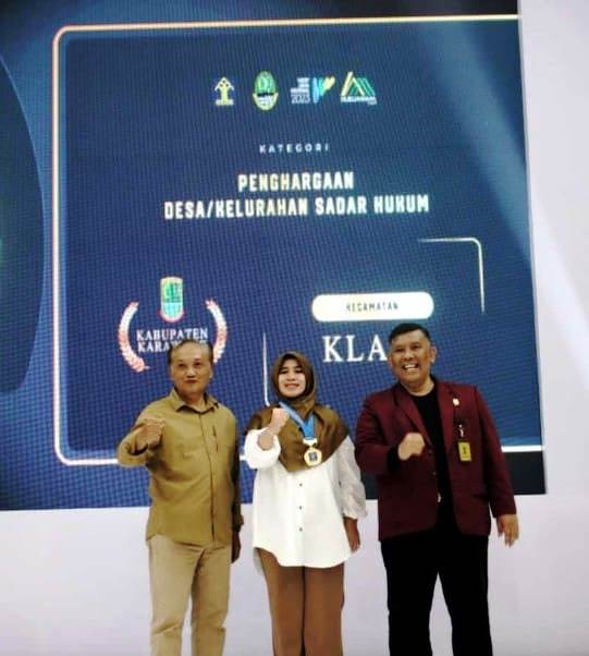 Desa Cimahi Raih Penghargaan Desa Sadar Hukum Tahun 2023 Pasundan Ekspres