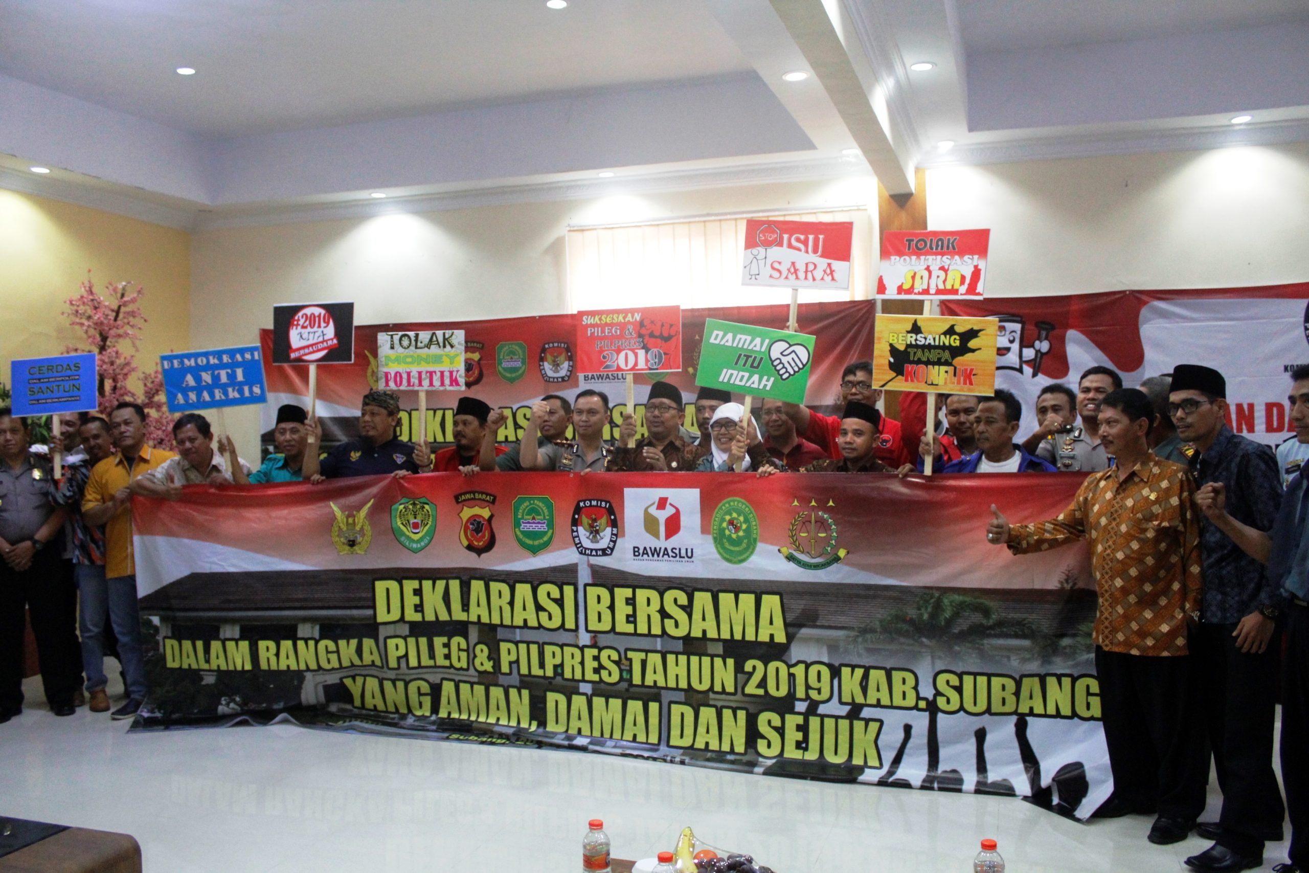 Semua Elemen Berkomitmen Wujudkan Pemilu Damai