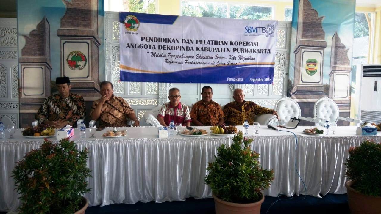 SBM ITB-Dekopinwil Latih Koperasi Anggota Dekopinda