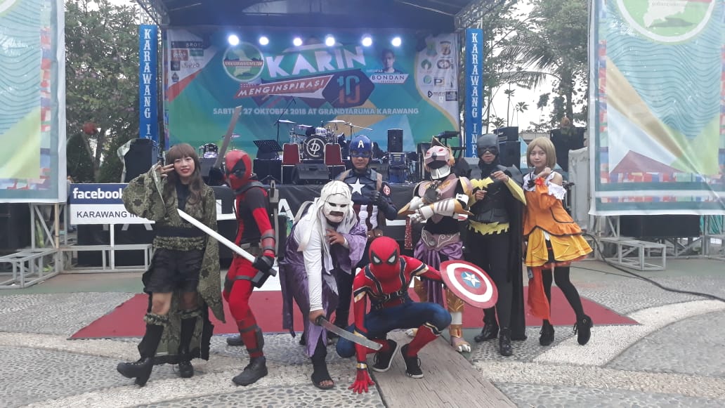 Tokoh Pewayangan hingga Super Hero Berkumpul di Coska