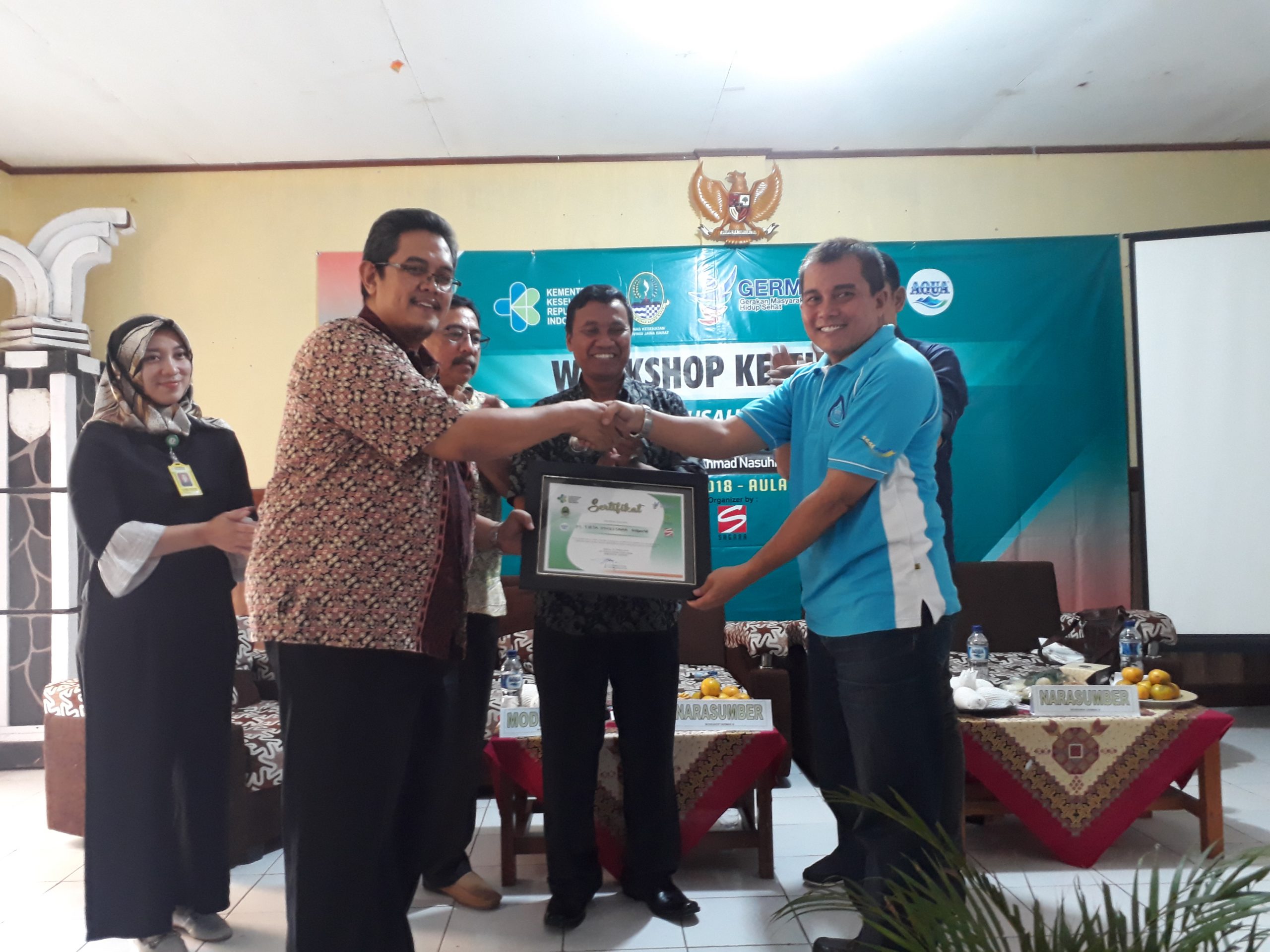 Dinkes dan Aqua Sinergikan Indonesia Sehat