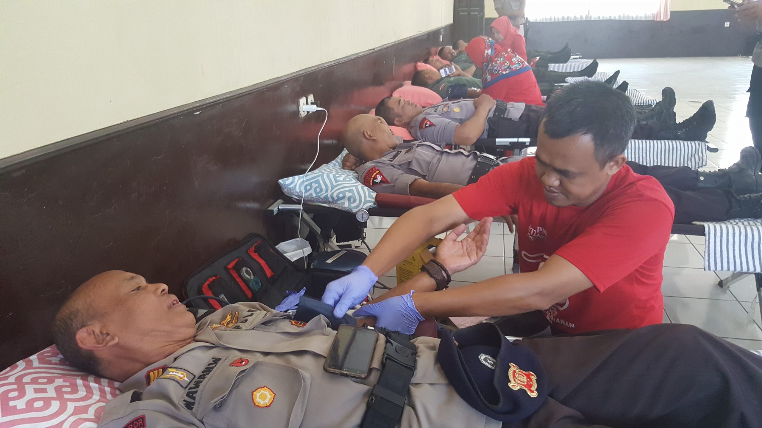 Sambut HUT Brimob ke 73, Gelar Donor Darah