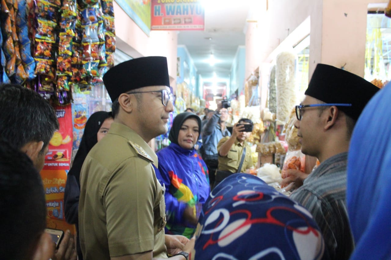 Pedagang Pasar Curug Agung Baru Keluhkan Omset Menurun