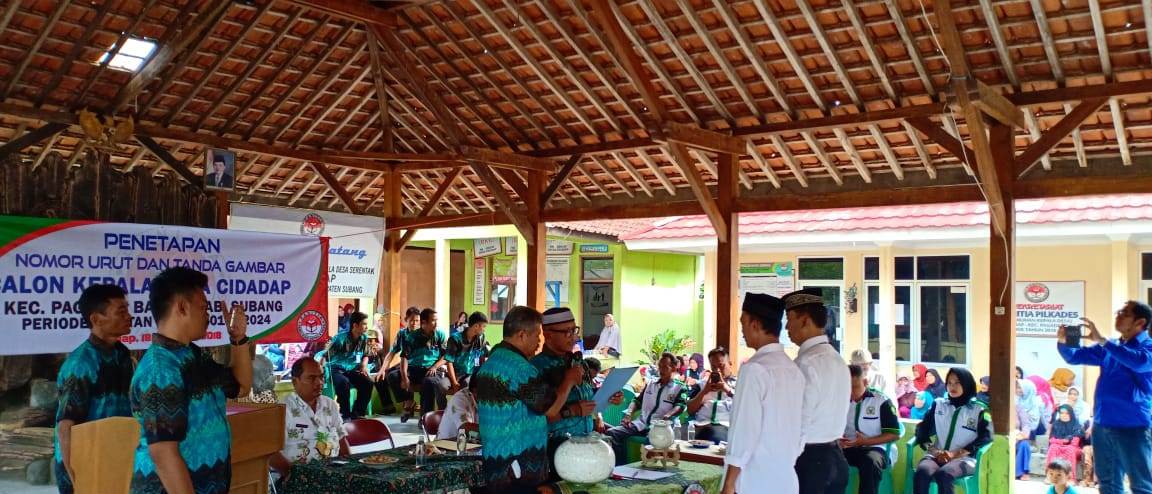 Panitia Tetapkan Dua Calon Kades Cidadap