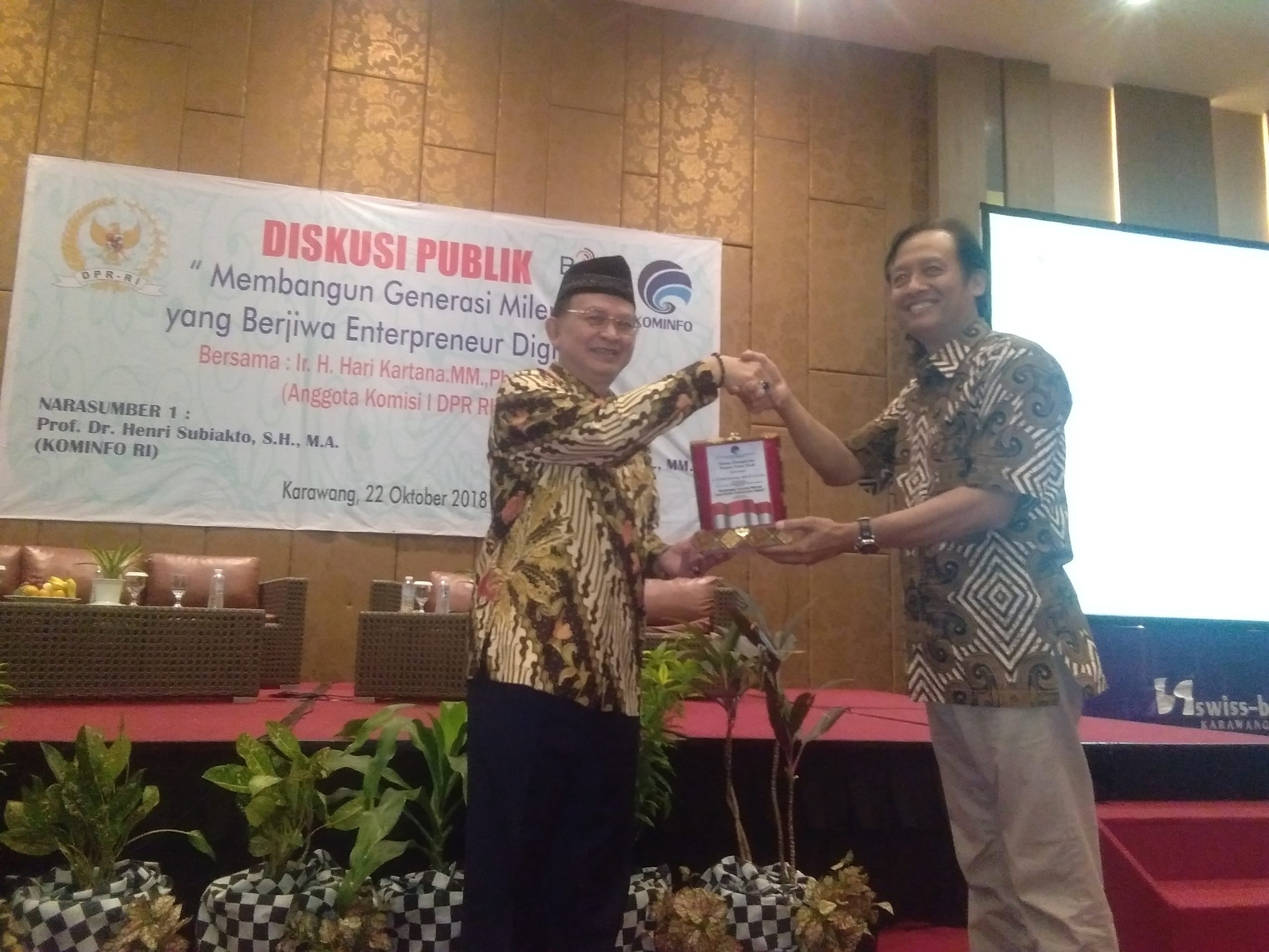 Kominfo-DPR Adakan Dialog Entrepreneur