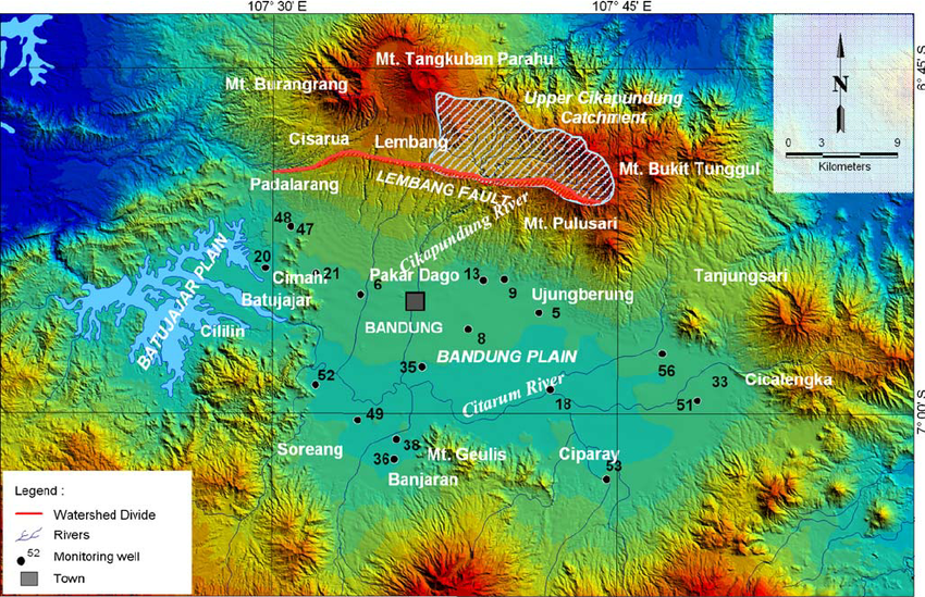 Patahan Lembang Melintasi 52 Desa