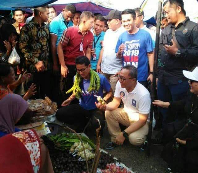 Sandiaga Datang, Emak-emak Histeris