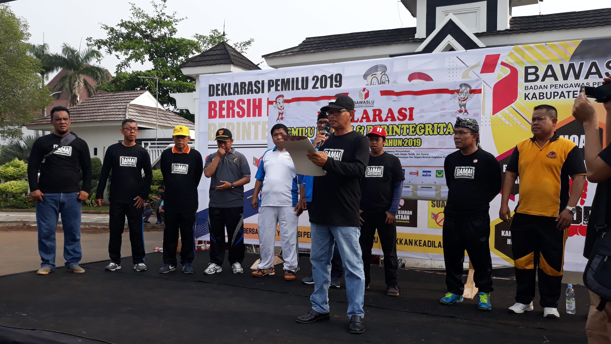 Acara Deklarasi Pemilu Damai hanya Dihadiri Lima Parpol