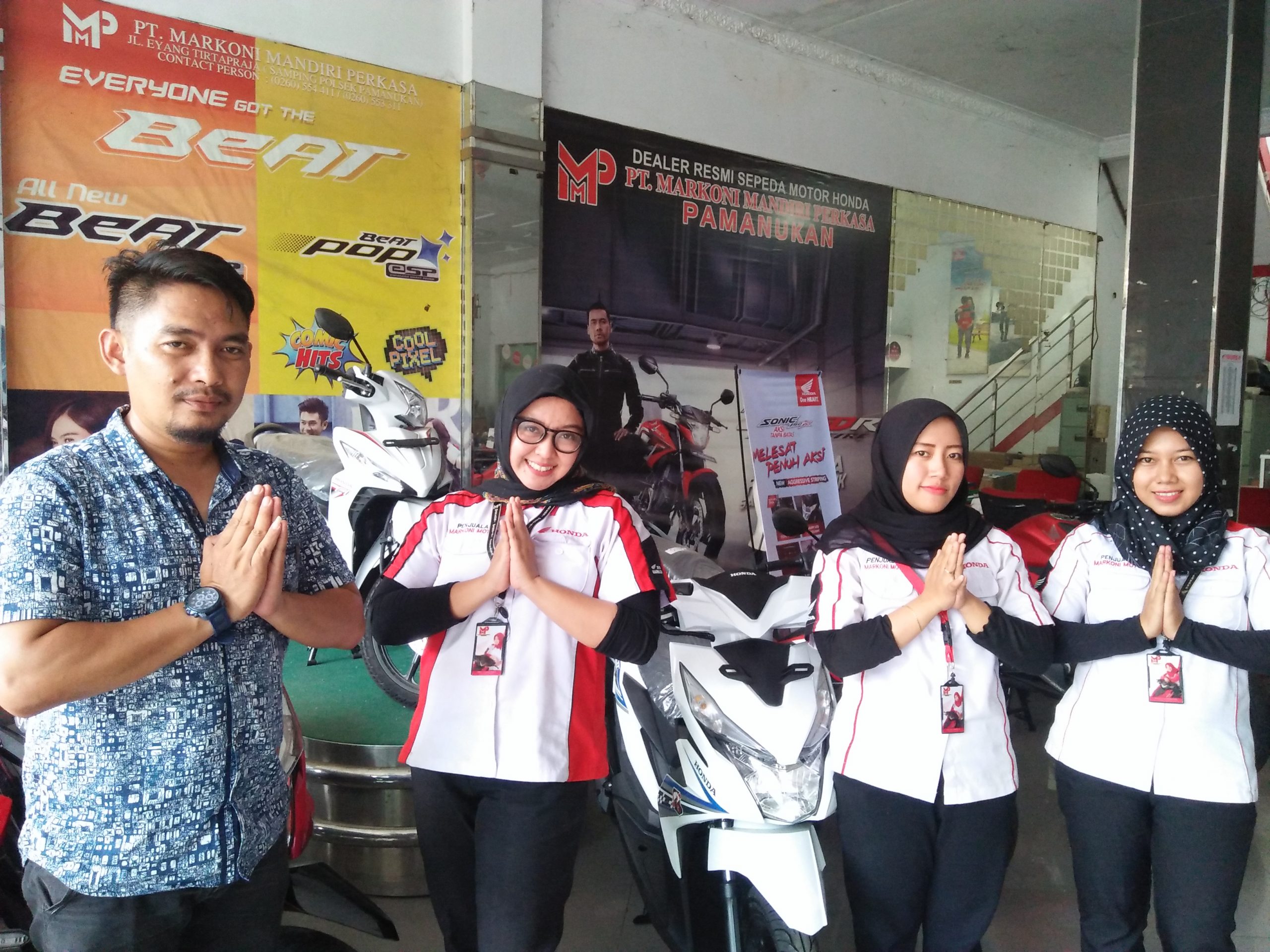 Target Penjualan Sepeda Motor di Markoni Motor Meningkat dan Stabil