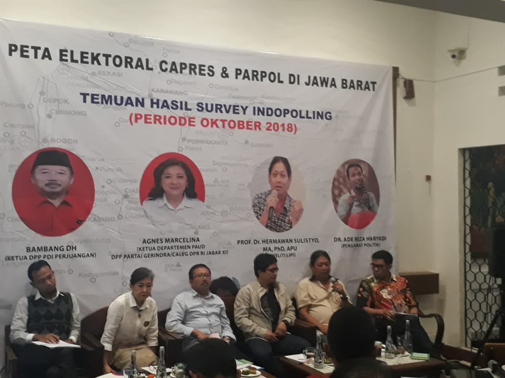 PDIP vs Gerindra, Inilah Hasil Survey Partai Politik di Jabar