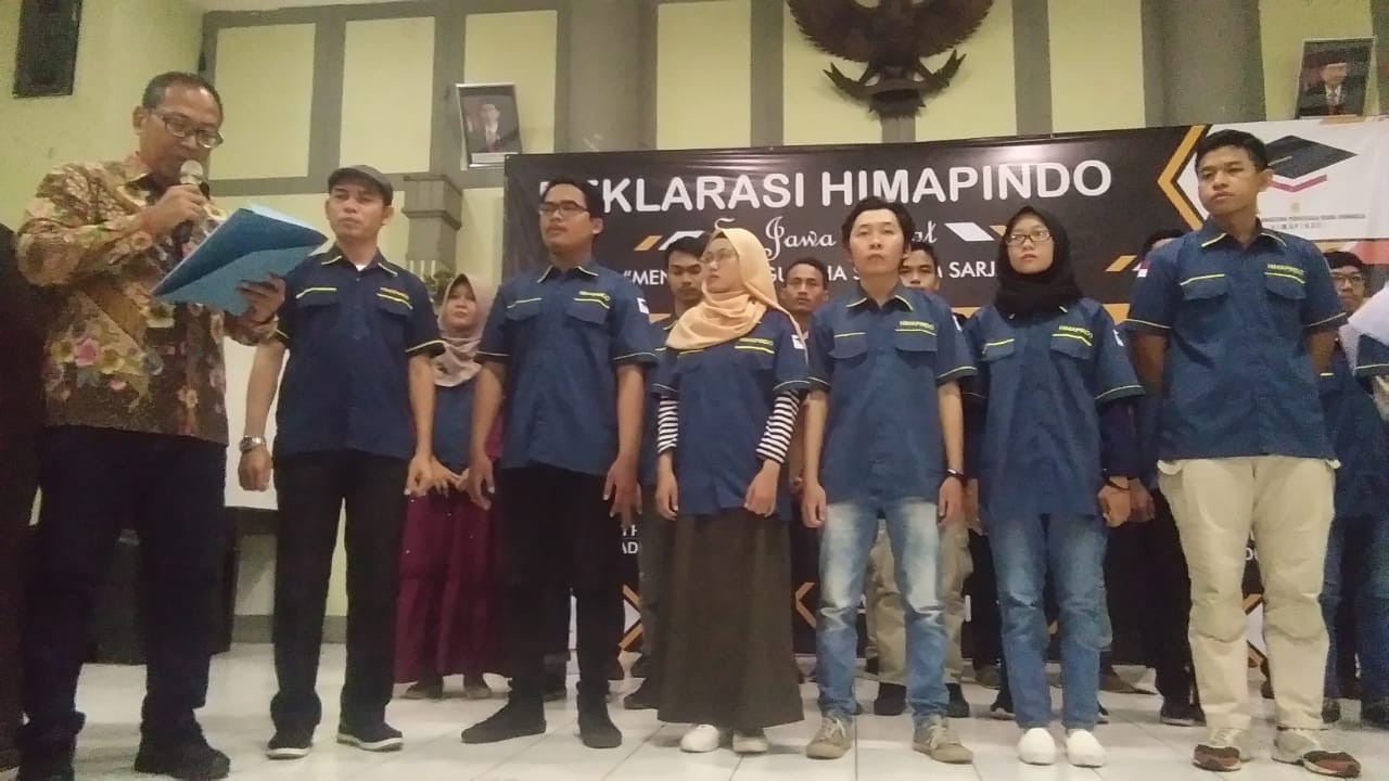 Harus Jadi Pengusaha Sebelum Sarjana, Mahasiswa Jabar Deklarasikan Himapindo