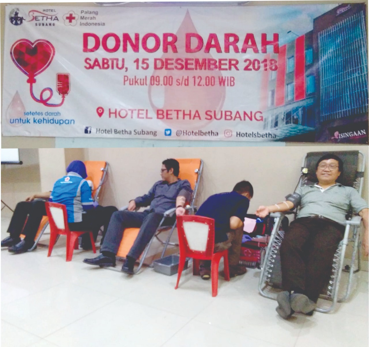 Hotel Betha Gelar Donor Darah