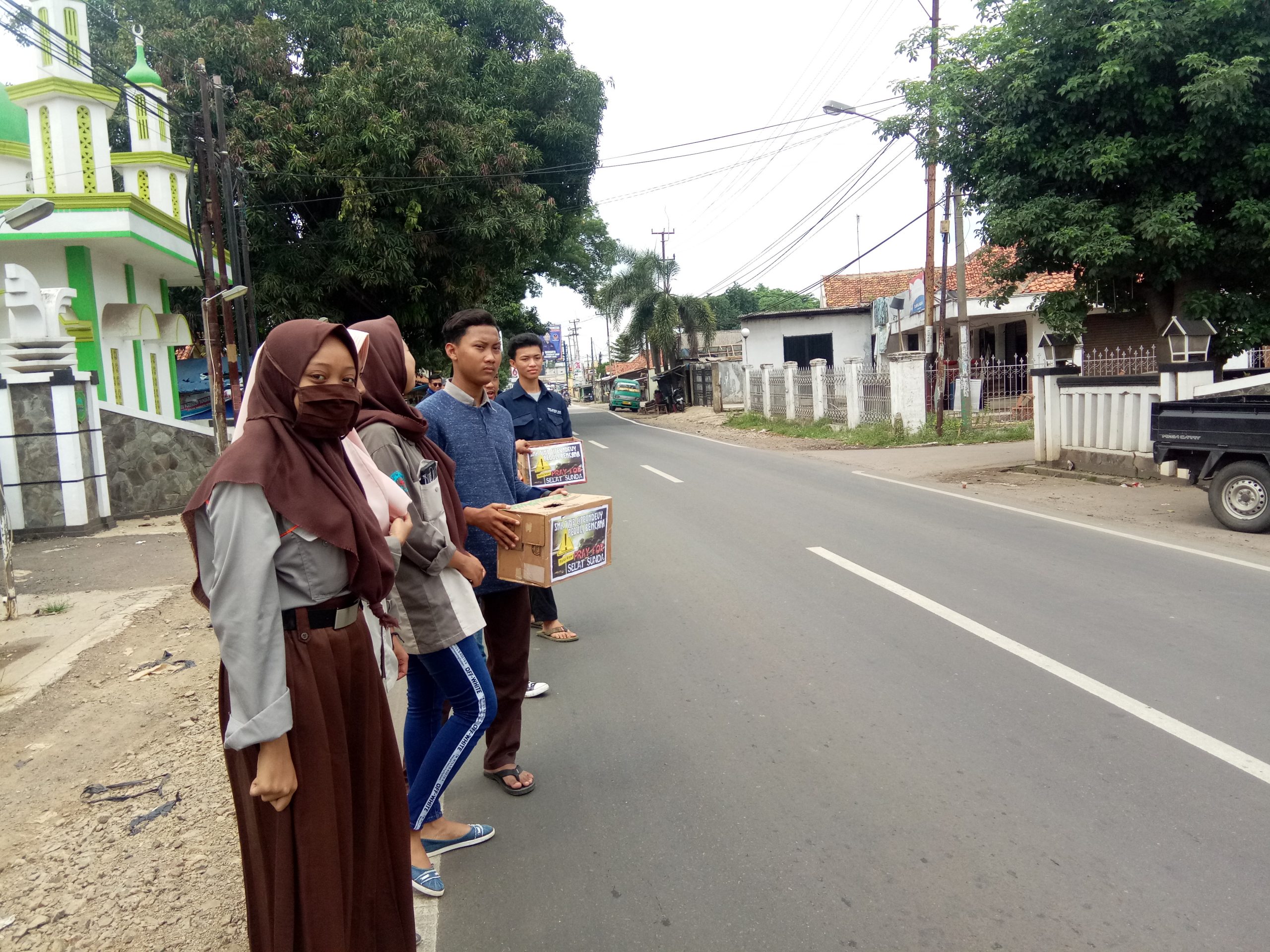 Galang Dana untuk Korbang Tsunami, OSIS SMK TMIB Texmaco Cipendeuy Gelar Aksi Peduli