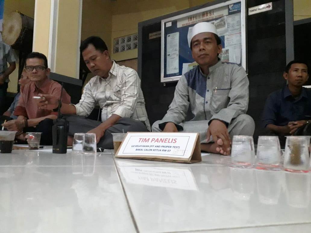 Pilih Ketua RW, Panitia Gelar Uji Kelayakan