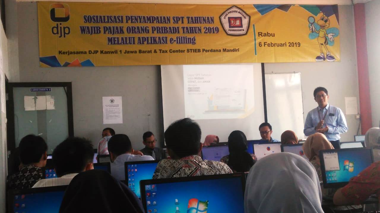 Dosen STIEB Perdana Mandiri Dapat Sosialisasi e-Filling