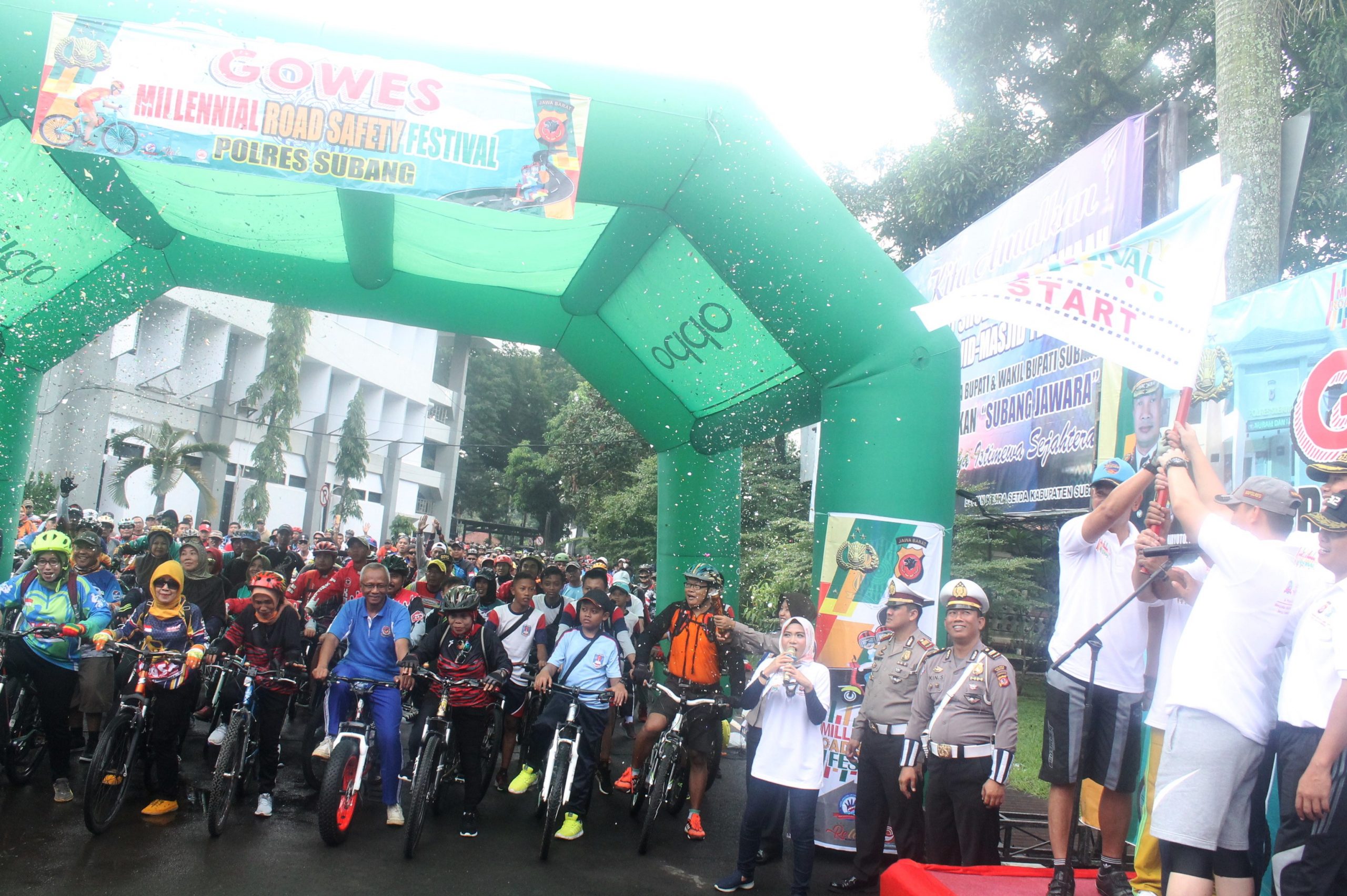 Polres Gelar Milenial Road Safety Festival