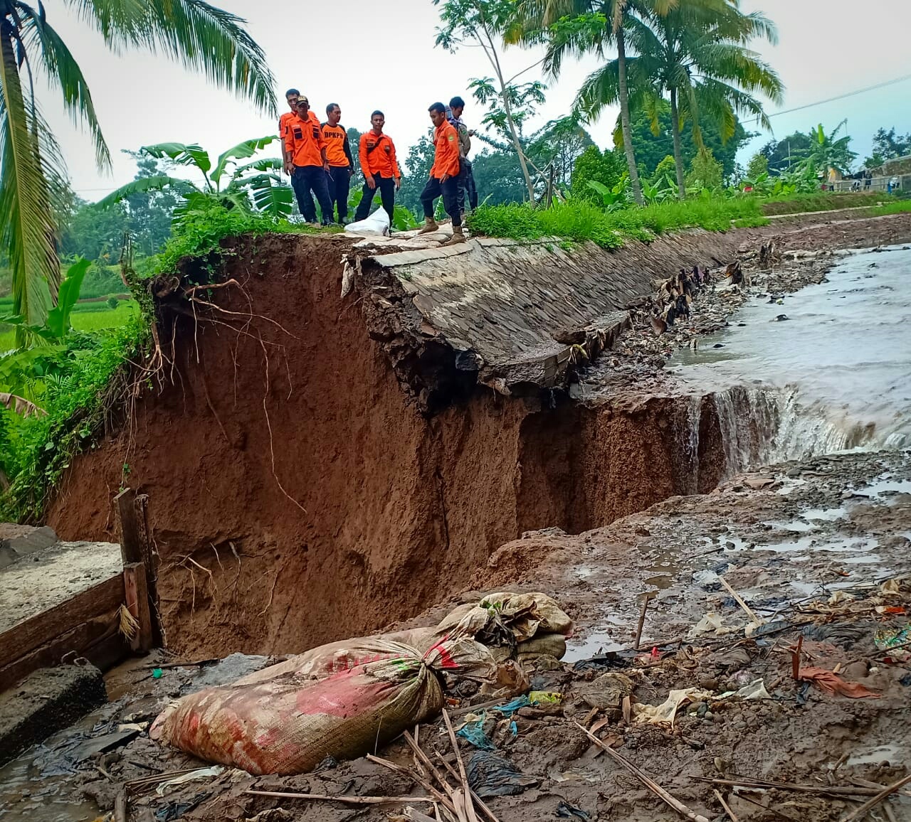 Saluran Air di Jambelaer Jebol, Lebih dari 1.000 Ha Terancam Kekeringan