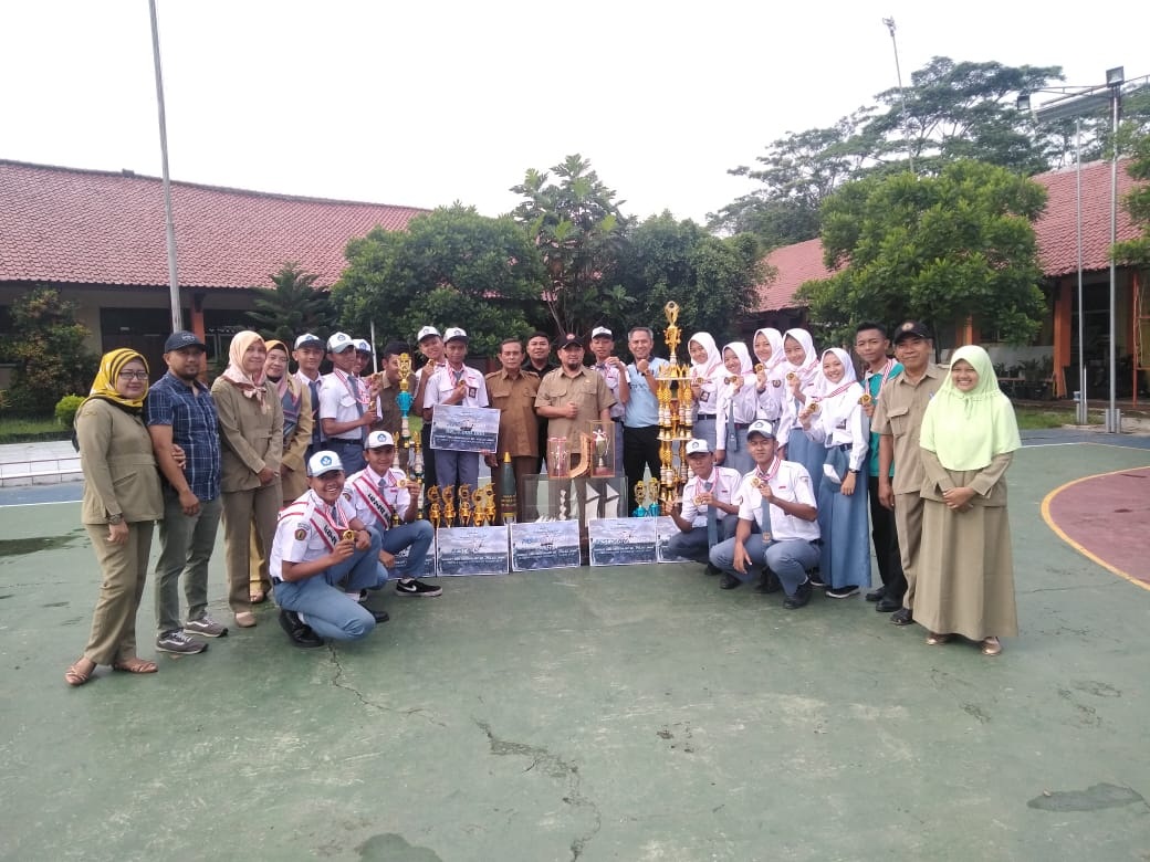 Paskibra SMK Radita Yudha Raih Juara Umum Piala Kemenpora