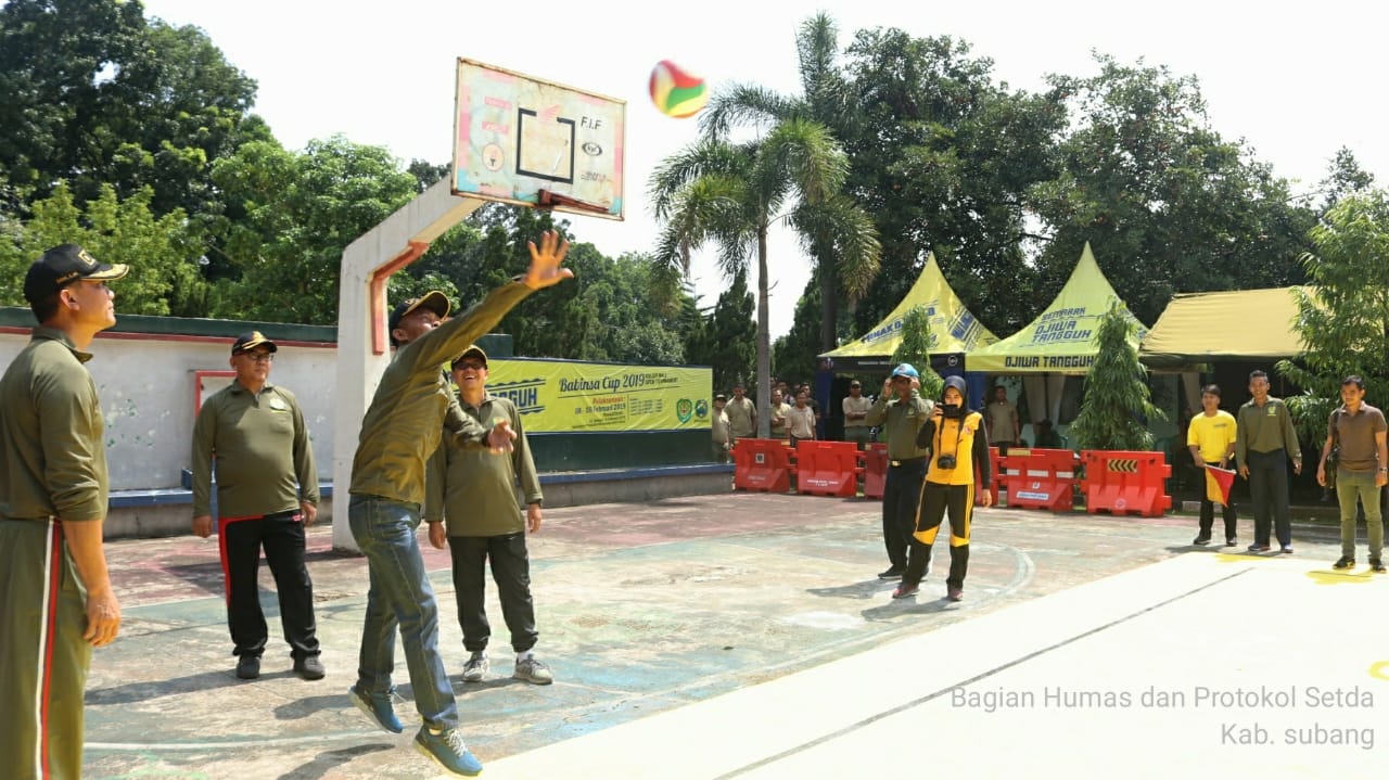 Turnamen Volly Babinsa Cup Digelar