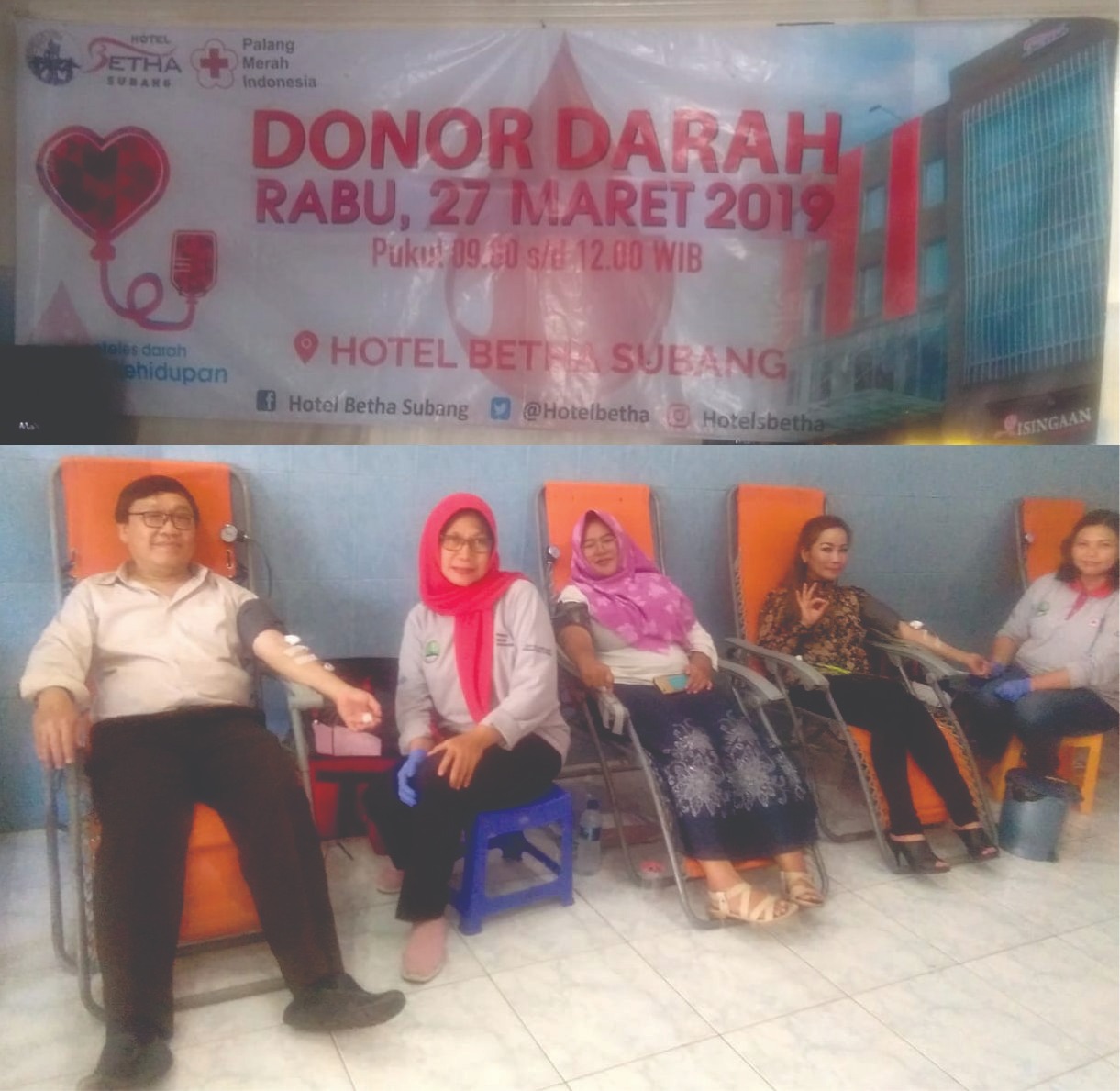 Hotel Betha Gelar Donor Darah