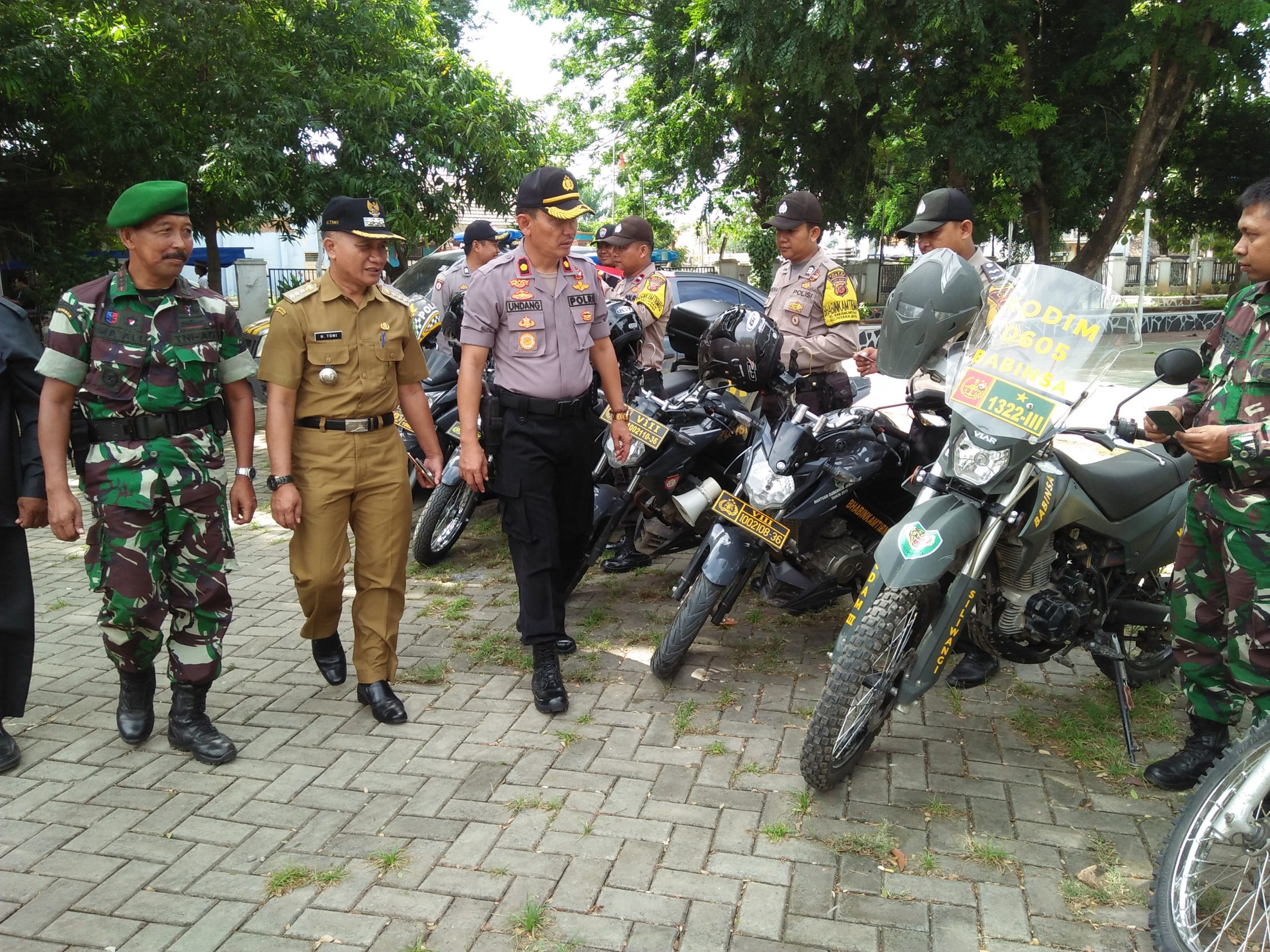 Kapolsek Pusakanagara Minta Dukungan Masyarakat Sukseskan Pemilu Damai