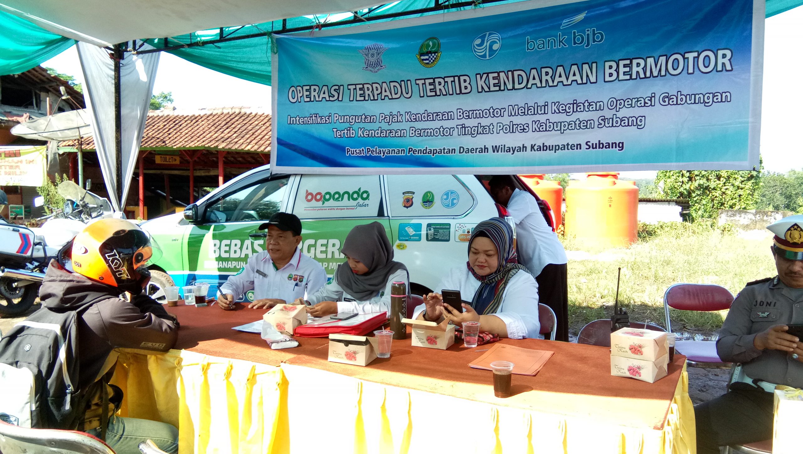 Pusat Pelayanan Pendapatan Daerah Gelar Operasi Gabungan, Jaring Kendaraan Nunggak Pajak