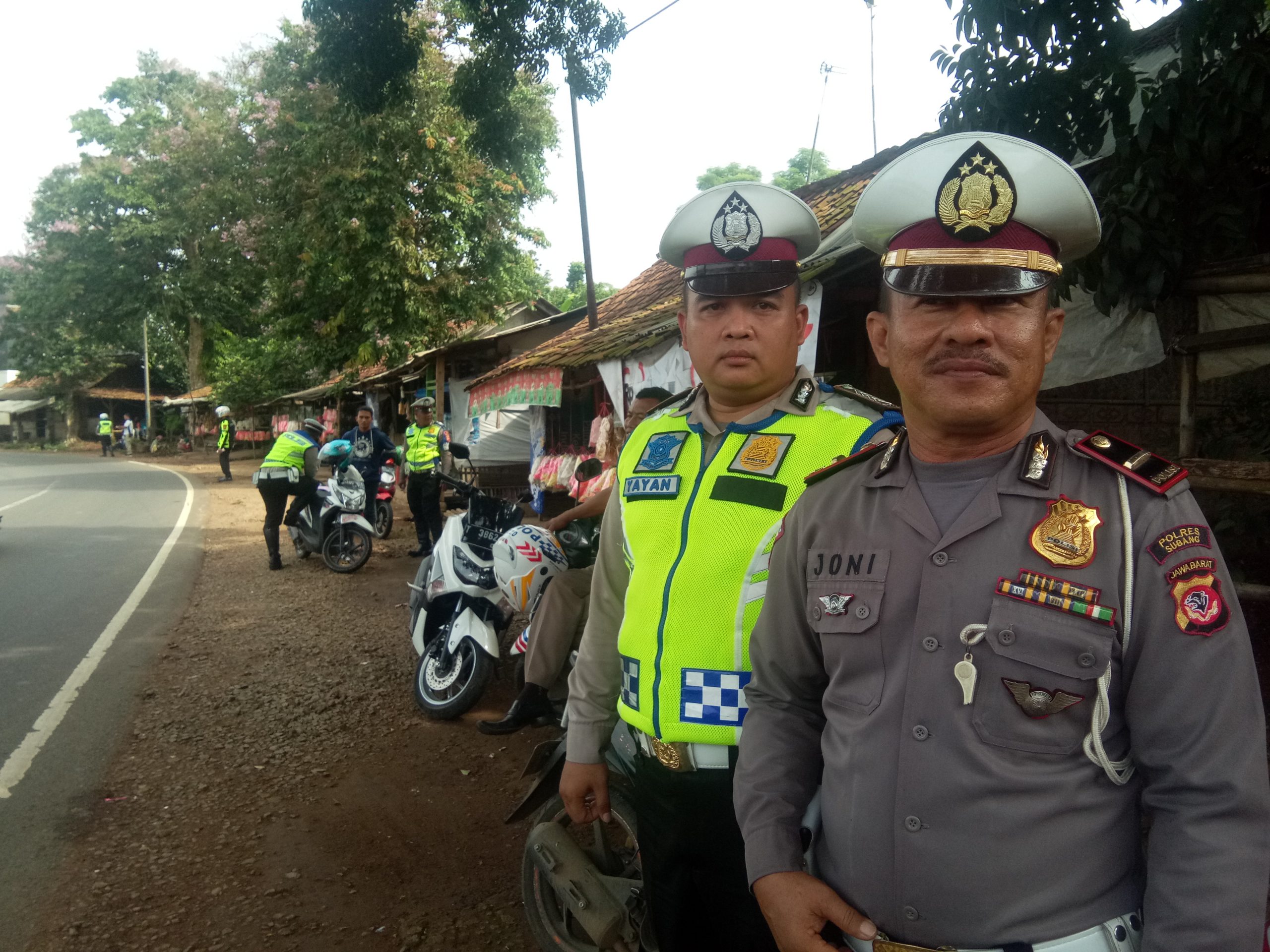 Jelang Pemilu, Polres Subang Tertibkan Lalulintas