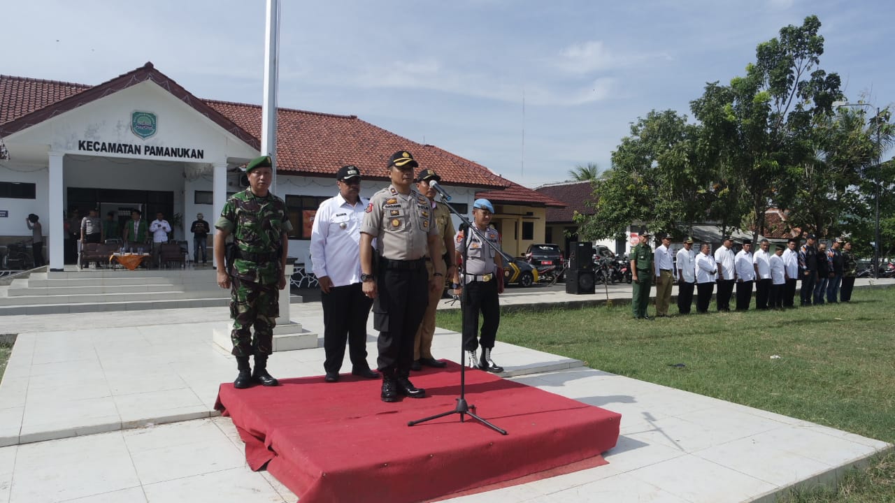 Apel Gelar Pasukan, Elemen di Pamanukan dan Sukasari Siap Wujudkan Pemilu Damai