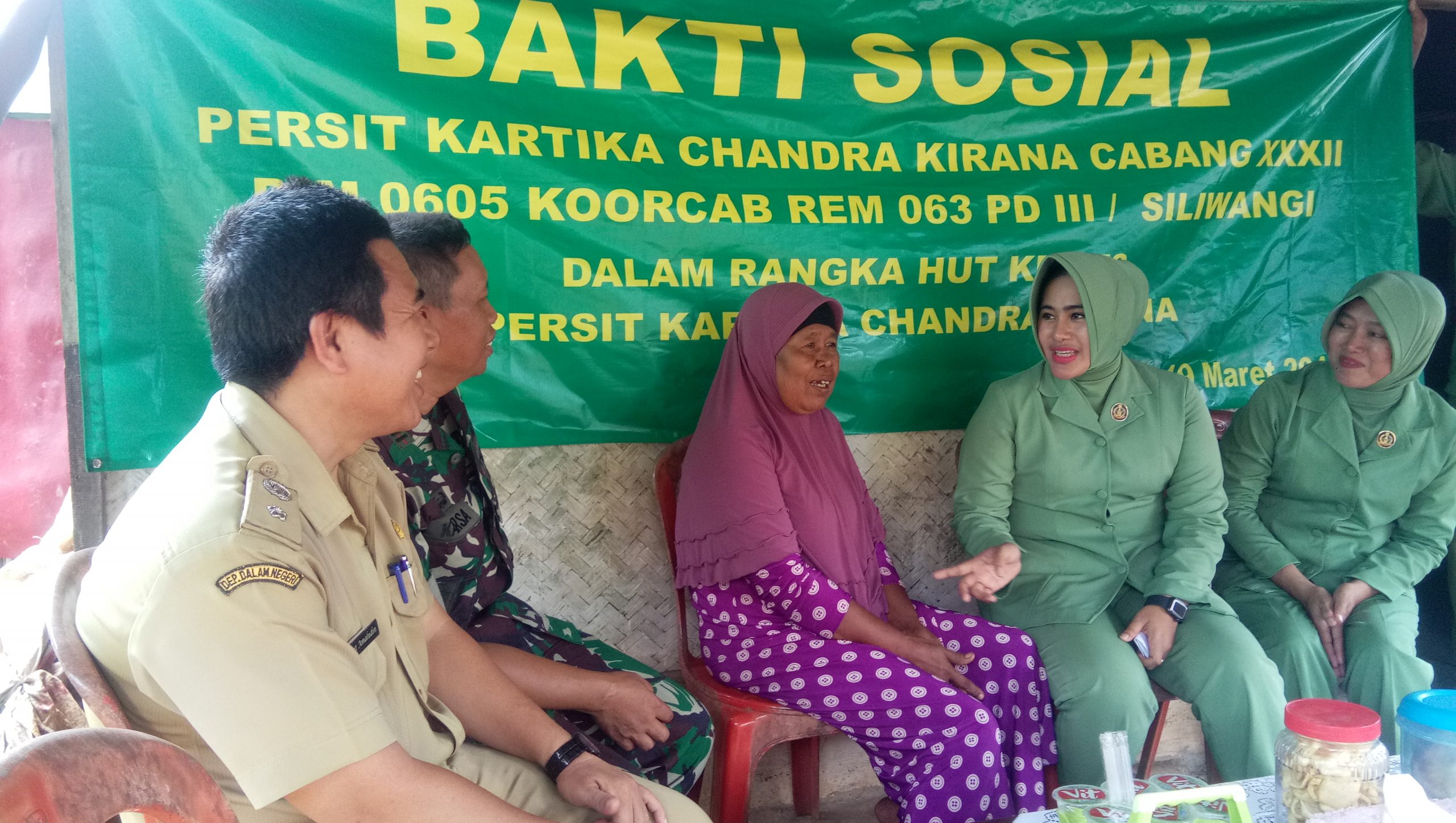 Sambut HUT Ke-73, Persit Kartika Chandra Kirana Bakti Sosial