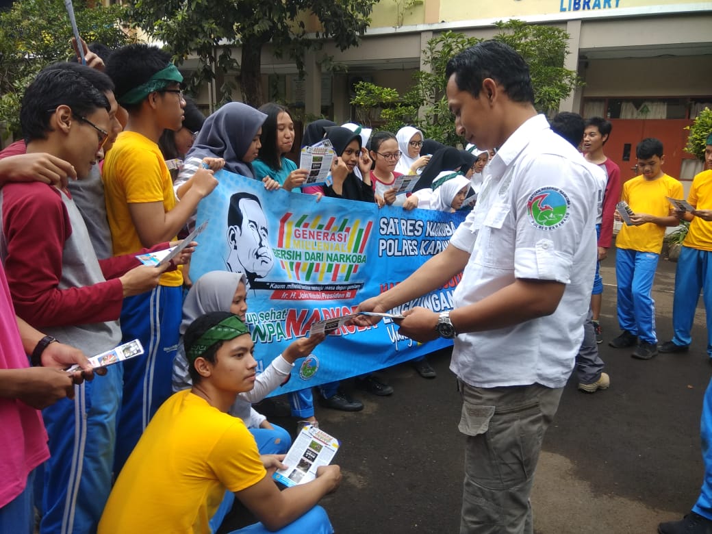 Sosialisasi Bahaya Narkoba di Tujuh Sekolah