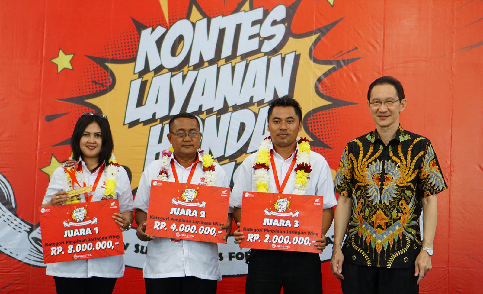 Honda Virgi Motor Juara Kontes Layanan Honda