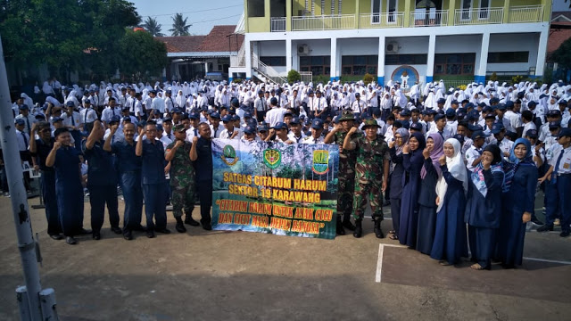 Satgas Citarum Harum Ajak Pelajar Jaga Lingkungan