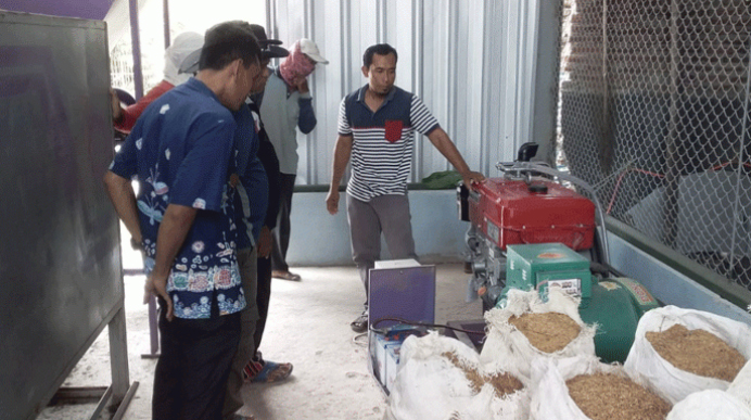 Musim Penghujan, Petani Pilih Mesin Pengering Gabah