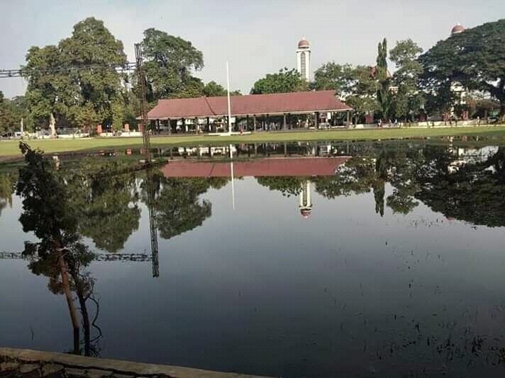 Alun-alun Tergenang Air, Warga Enggan Berkunjung