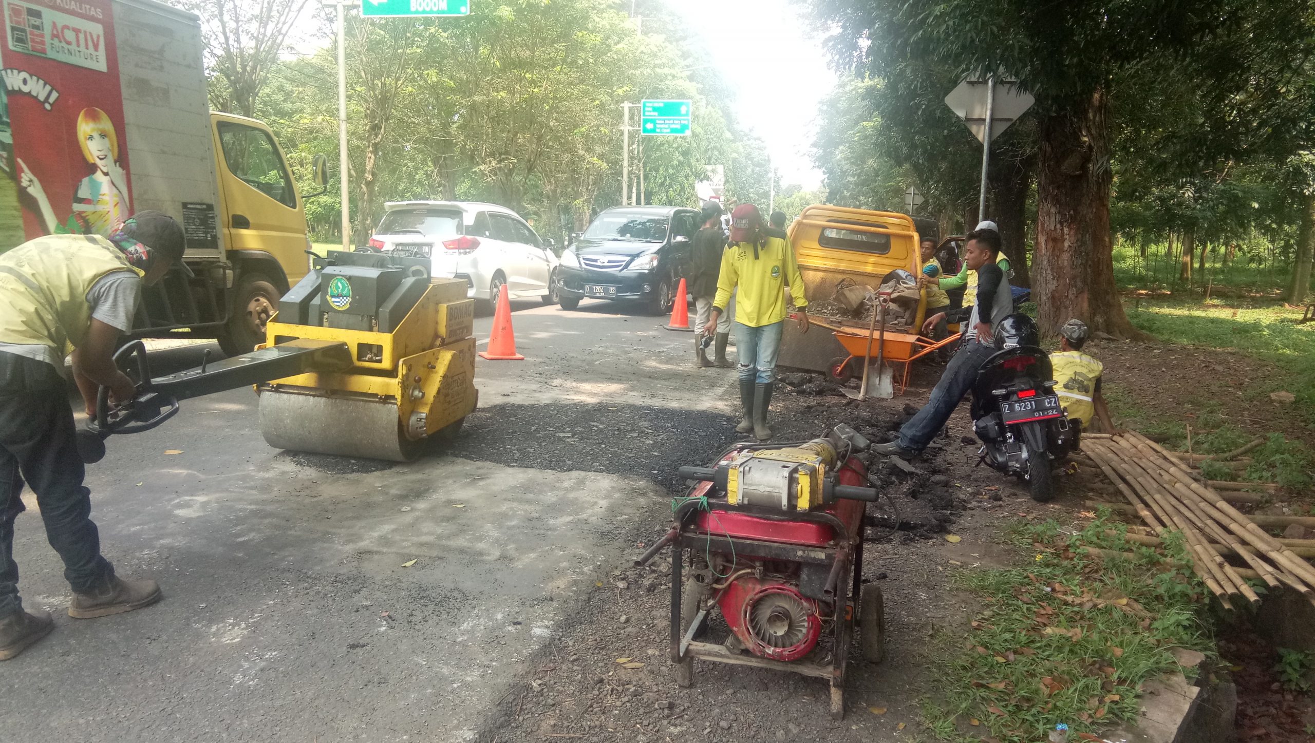 Jelang Musim Mudik, Ruas Jalan Diperbaiki