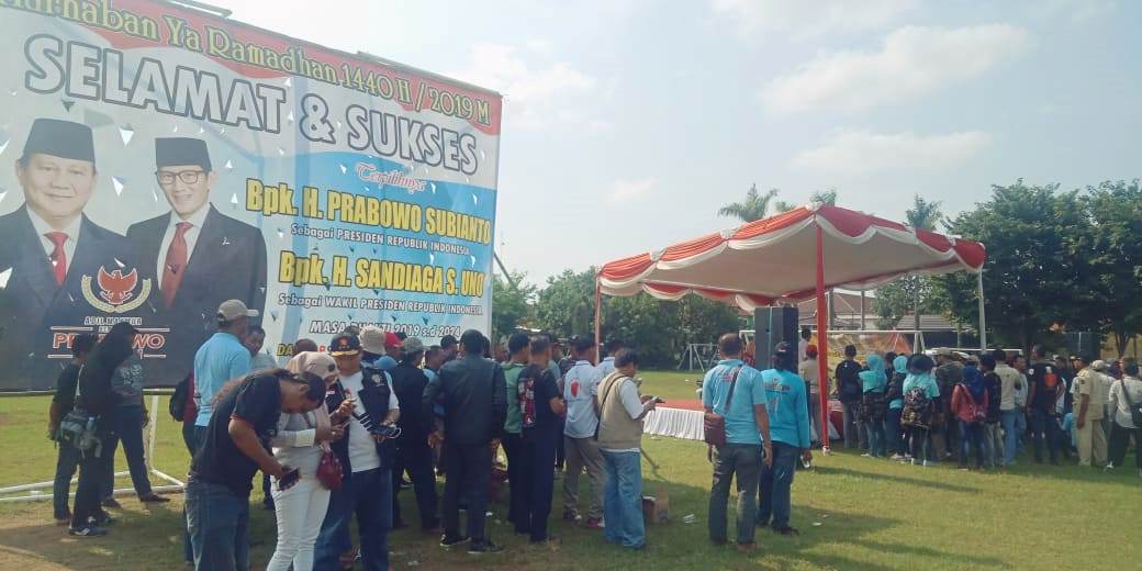 Deklarasi Kemenangan Capres dan Cawapres Sepi Peserta