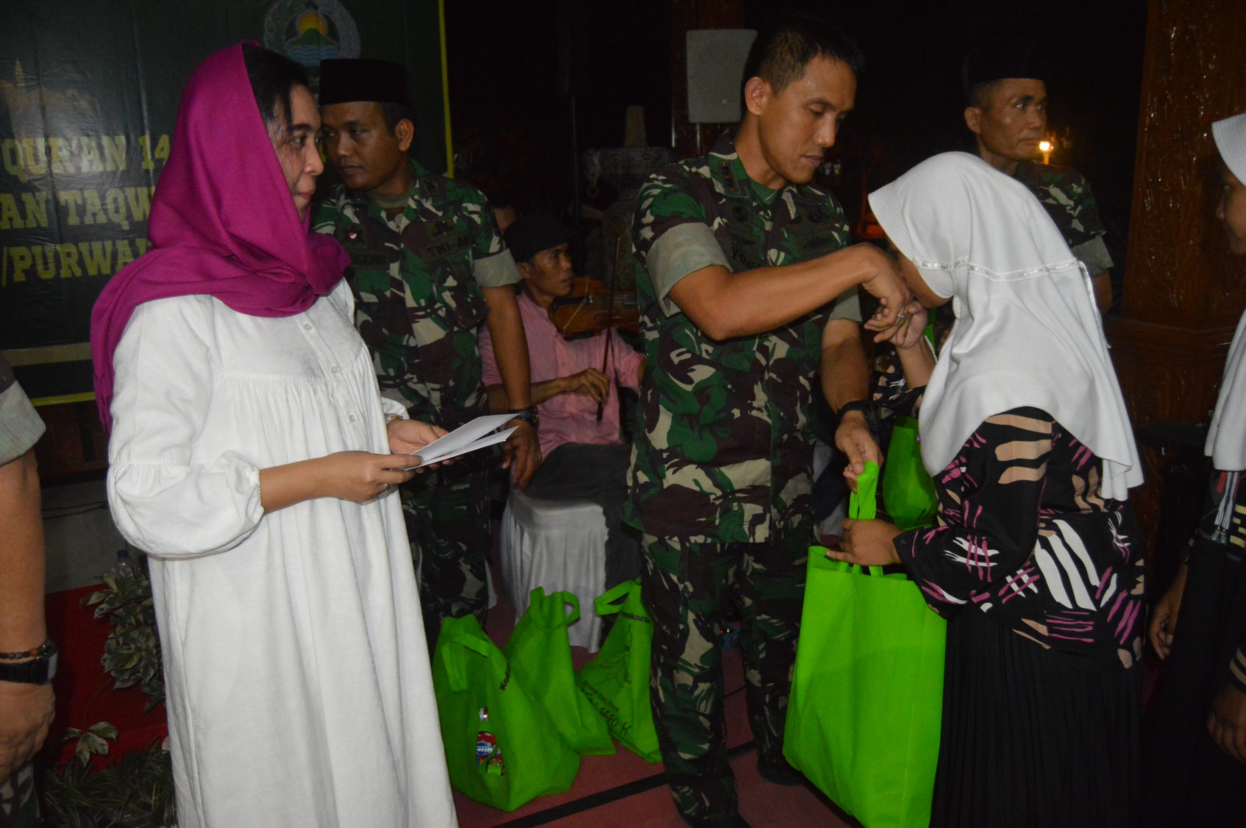 Tiap Koramil Disiapkan Rest Area, Kodim 0619 Santuni Anak Yatim