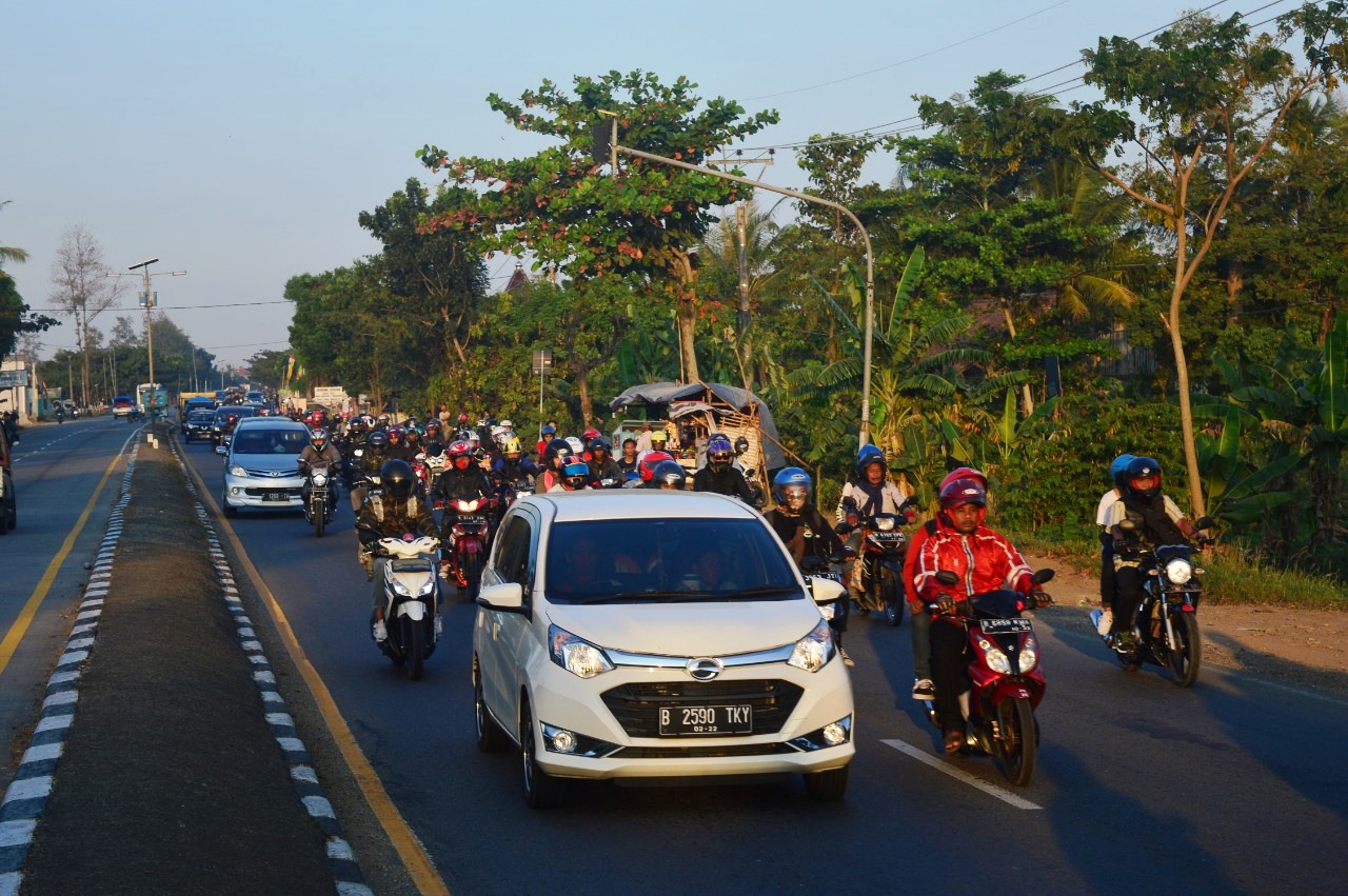 Arus Balik Pantura Padat Lancar