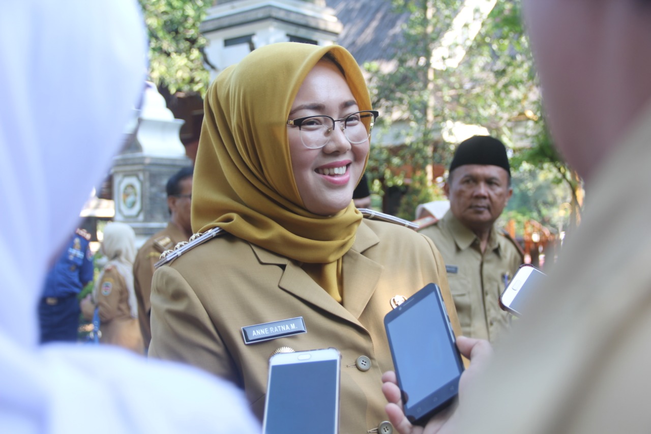 Hj Anne Ratna Mustika Apresiasi Kinerja Polri