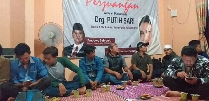 Buka Puasa Bareng Relawan, Putih Sari Sampaikan Apresiasinya