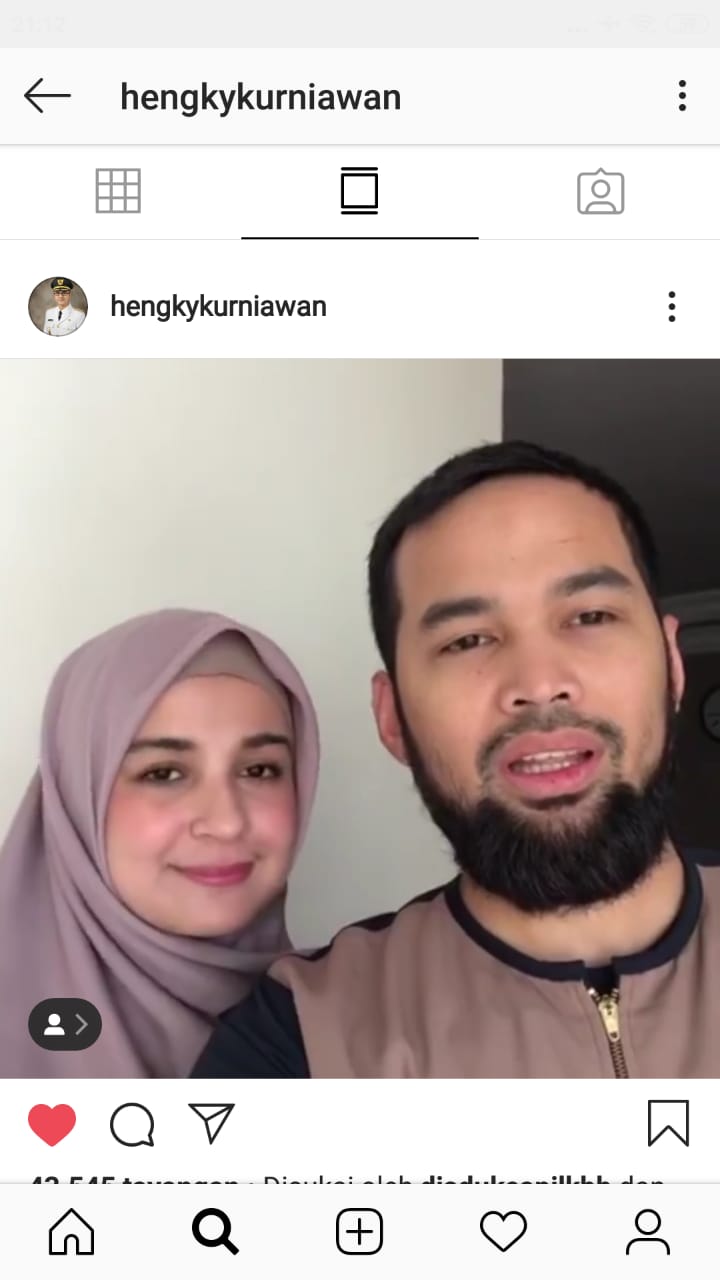 Teuku Wisnu dan Shireen Ucapkan HUT KBB Ke-12