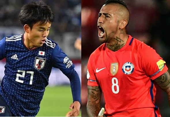 Jepang vs Cile, Ujian Pertama Lawan Jagoan Asia