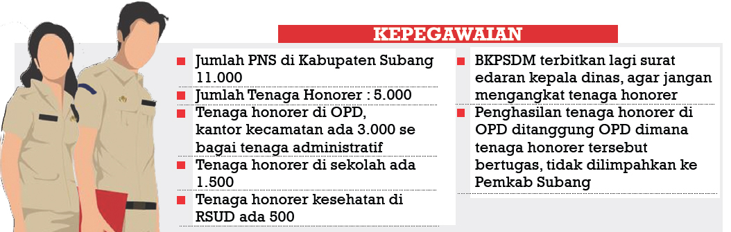 OPD dan Kecamatan Dilarang Angkat Honorer, Membludak hingga 5.000 Orang