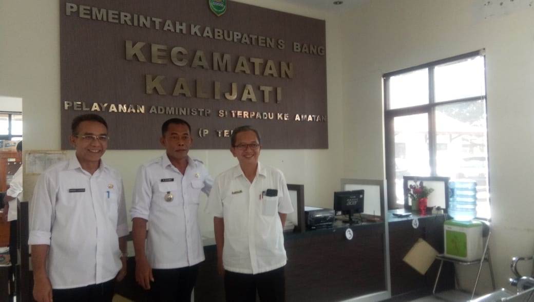 Bupati Sidak Kantor Camat Kalijati