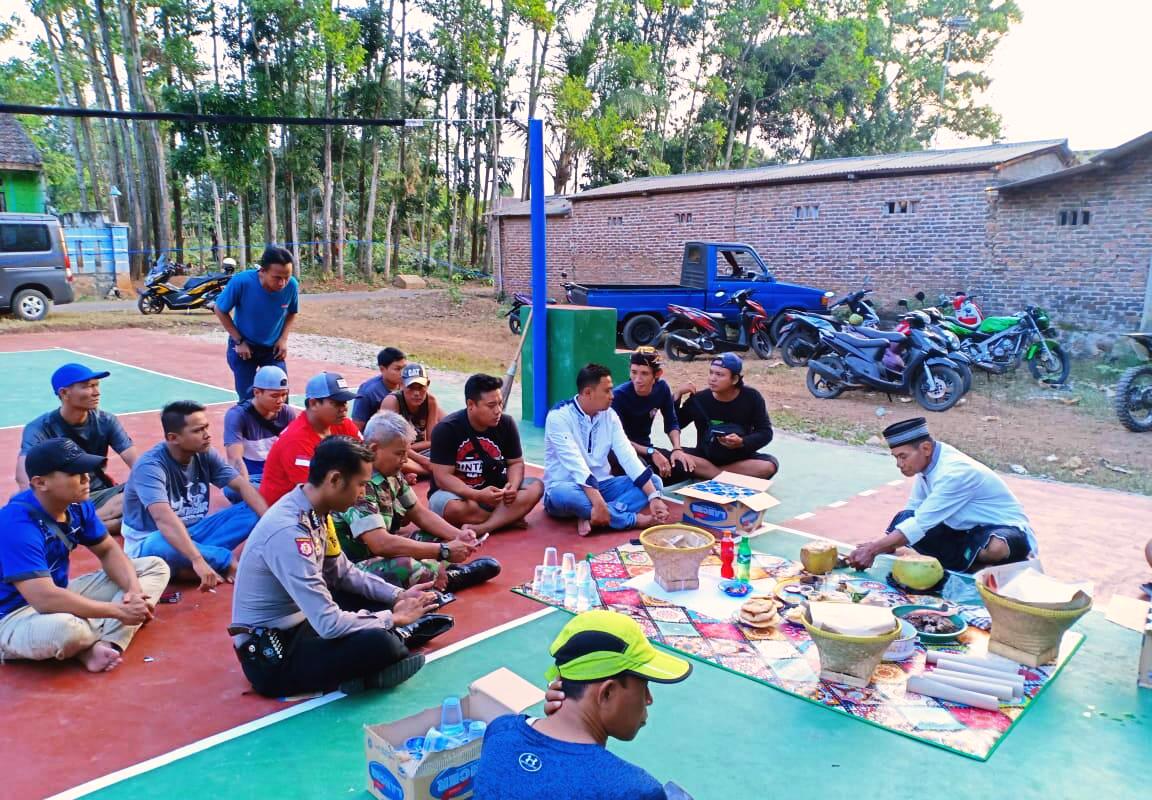 Karang Taruna Desa Belendung Selamatan Lapang Voli