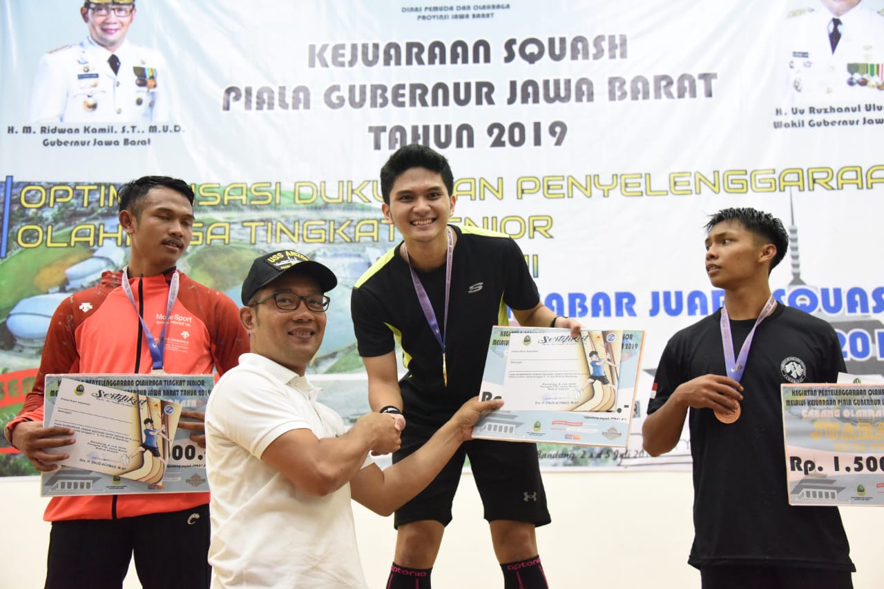 Gubernur Jawa Barat Dorong Squash Jadi Cabor PON XX/2020