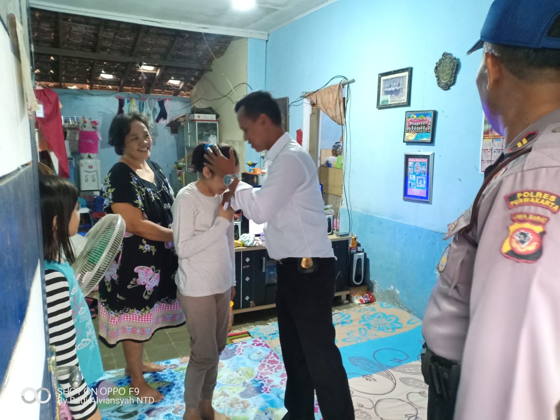 Sat Polair Sumbang Masjid dan Santuni Anak Yatim