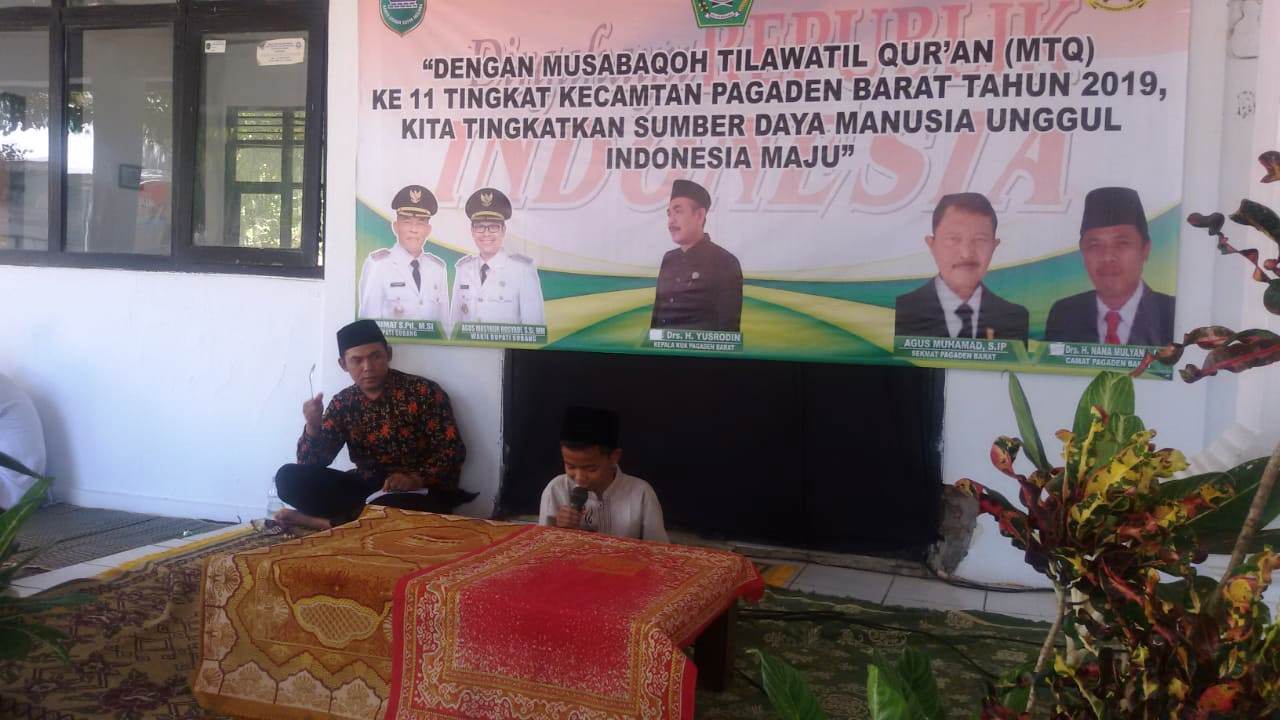 MTQ Wahana Aktualisasi Nilai Islami, Hasil Lomba Diumumkan Saat Agustusan