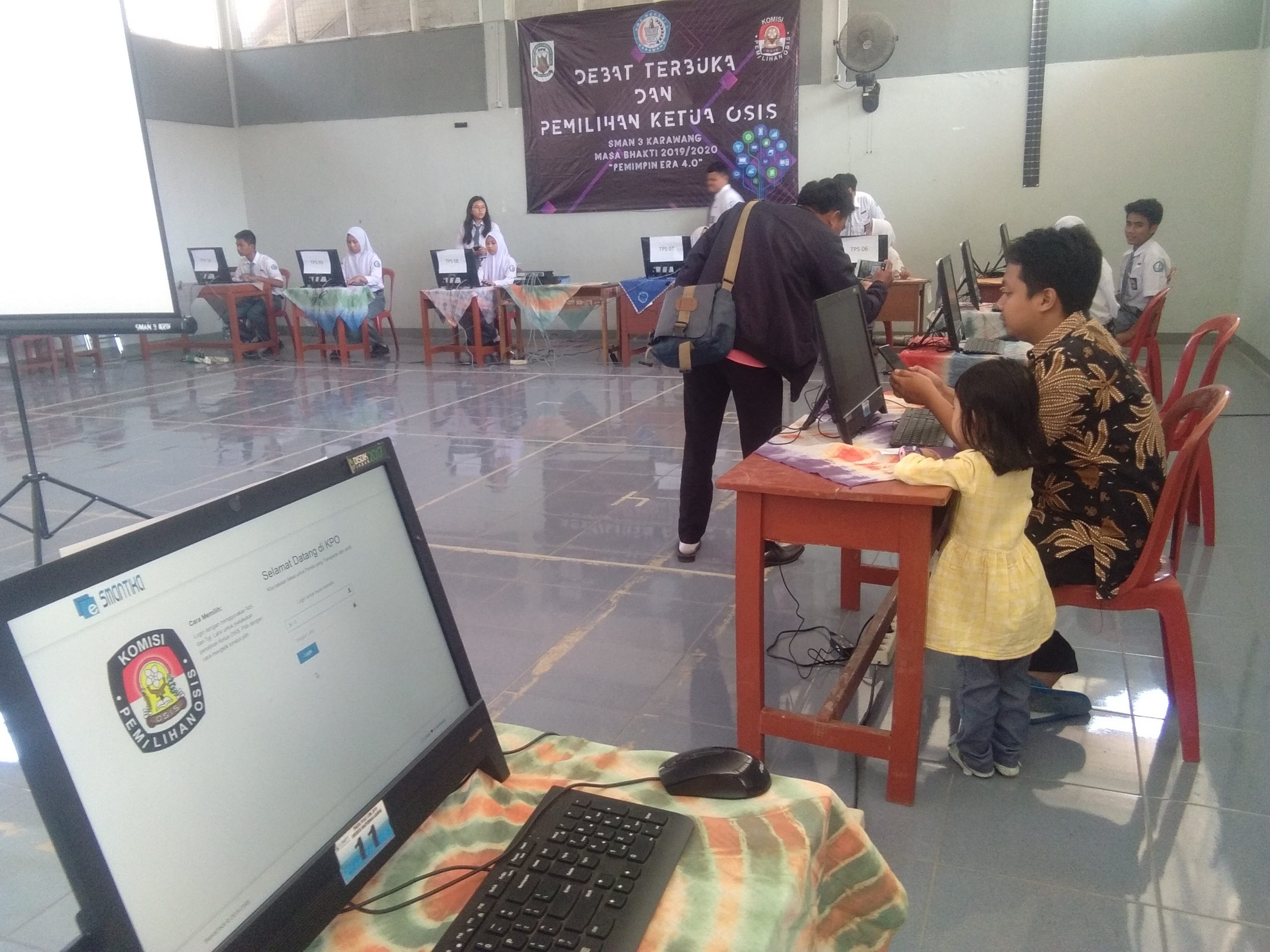 Pilih Ketua OSIS Sistem Online, Klik Foto Calon Muncul Perolehan Suara