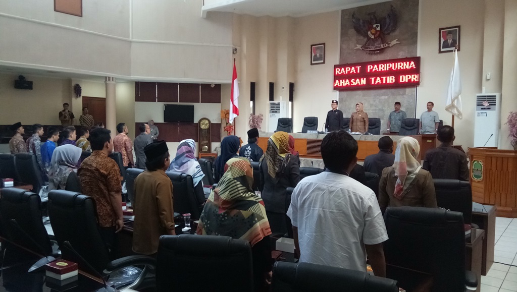 DPRD Tetapkan Fraksi dan Tatib